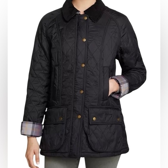 Barbour Polarquilt Jacket In Navy NWT - Picture 1 of 11